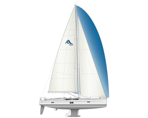Used sail boat 45 ft on sale: Hanse Yacht 455